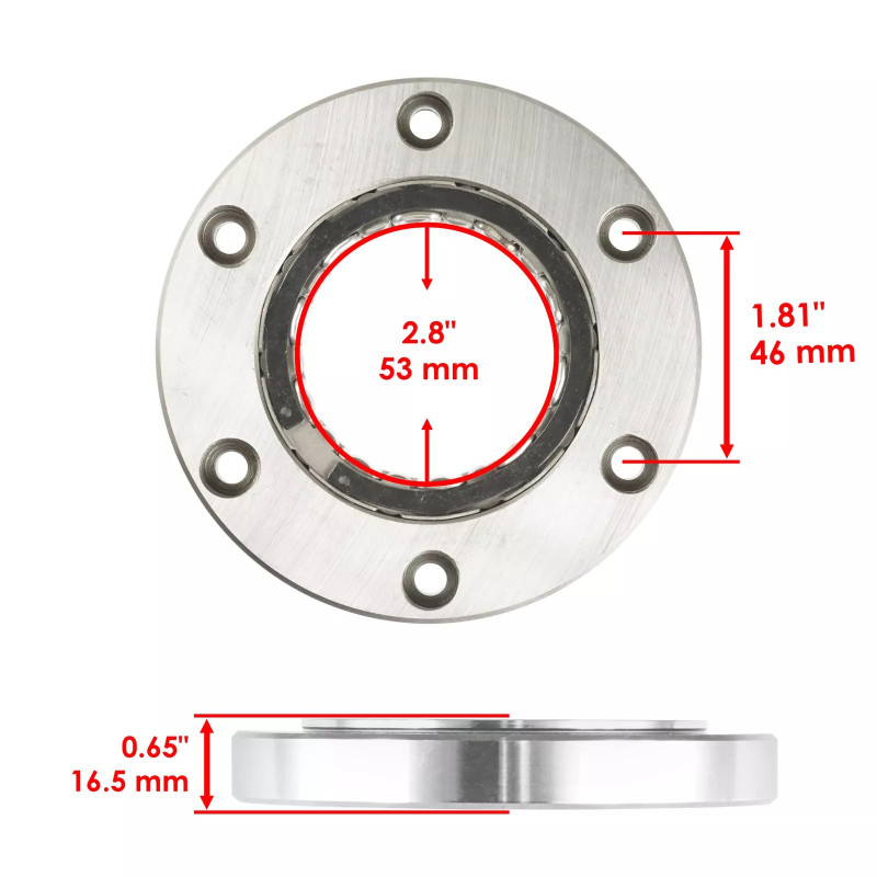 Roue libre lanceur pour Yamaha YFM Raptor 660  de 2001 à 2003 - Image 2