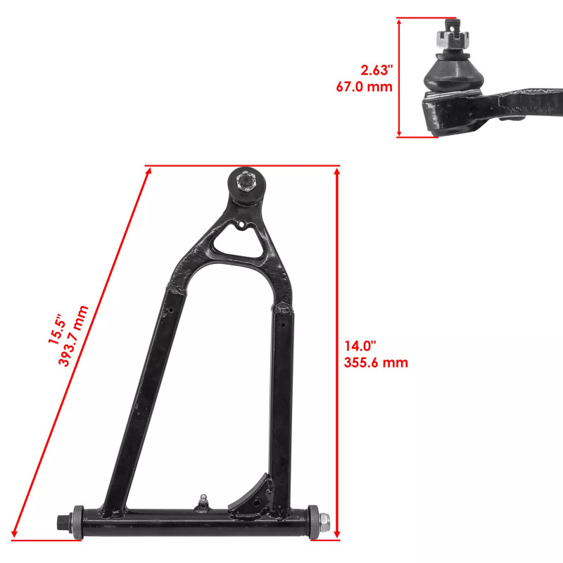 Triangle superieur droit pour Yamaha YFZ 450  de 2004 à 2013 - Image 2