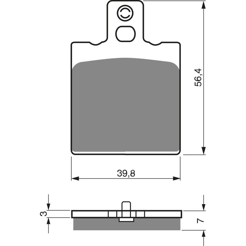 Plaquettes de frein Arrière Pour Moto-guzzi Centauro 1000 V10 de 1998 à 2000 - Image 3