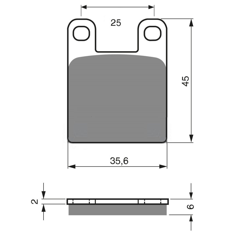 Plaquettes de frein Avant ou Arrière Pour Gilera GSM 125  de 2000 à Nc - Image 3