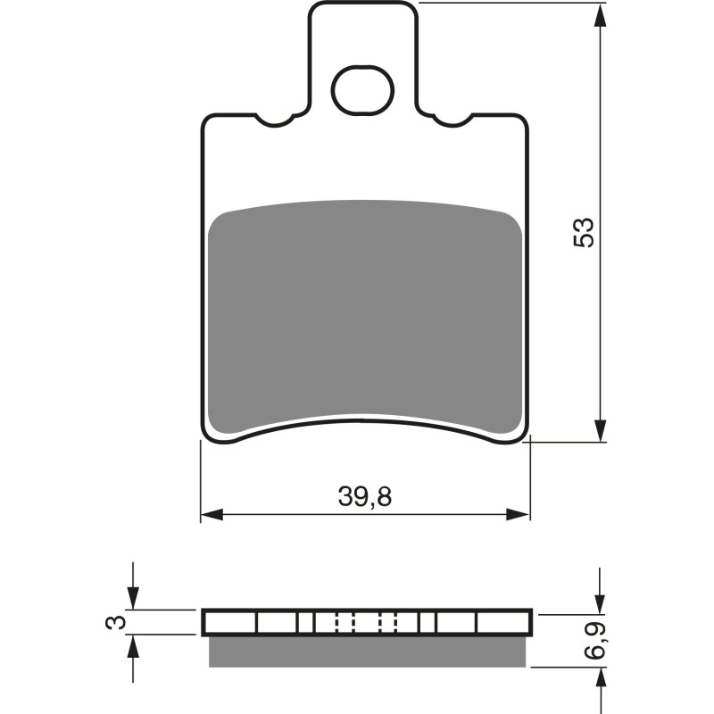 Plaquettes de frein Avant Pour Yamaha Aerox 50 YQ R de 1997 à Nc - Image 3