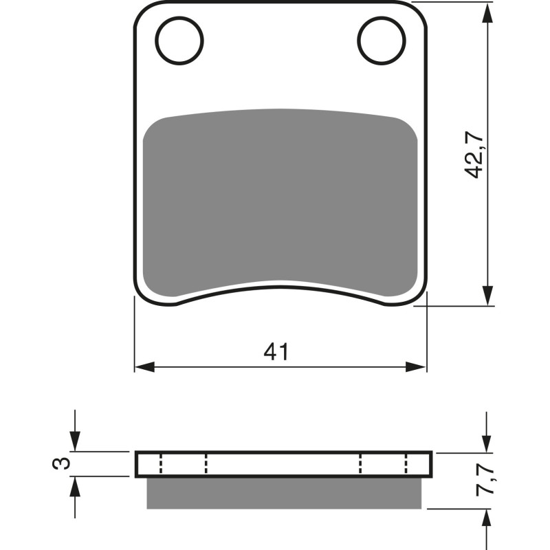 Plaquettes de frein Avant Pour Honda Dio 50 SK SR ZX XR de Nc à Nc - Image 3