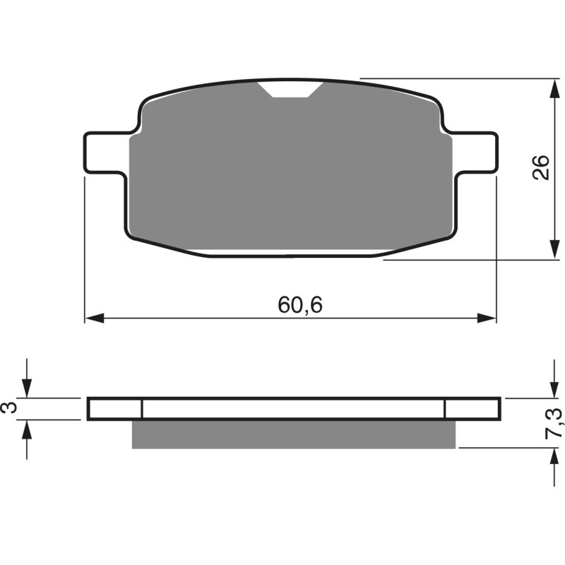 Plaquettes de frein Avant Pour Garelli FX 50  de 2002 à Nc - Image 3