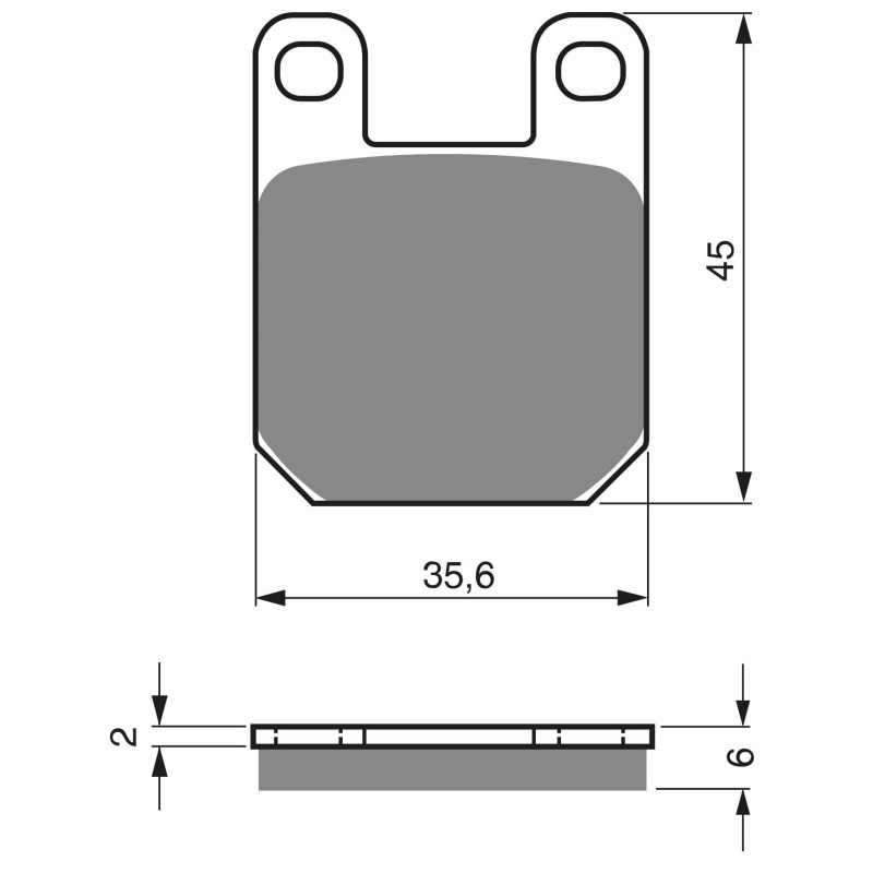 Plaquettes de frein Avant Pour Ktm SX 65  de 1998 à 2001 - Image 3