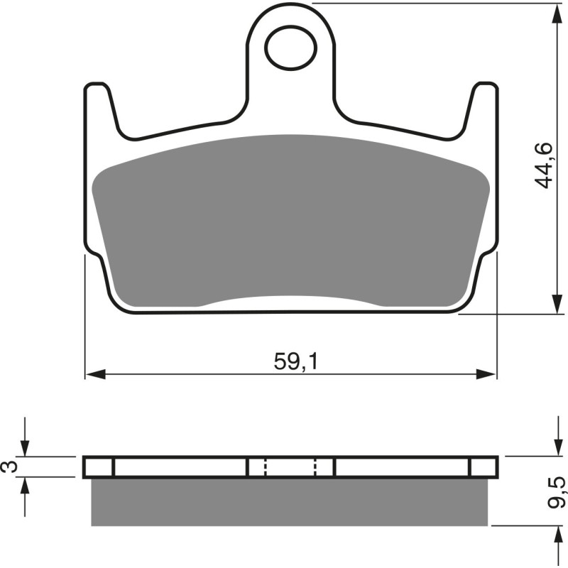 Plaquettes de frein Arrière Pour Honda X8R 50 Supersport Cross Sport de 1998 à 2004 - Image 3