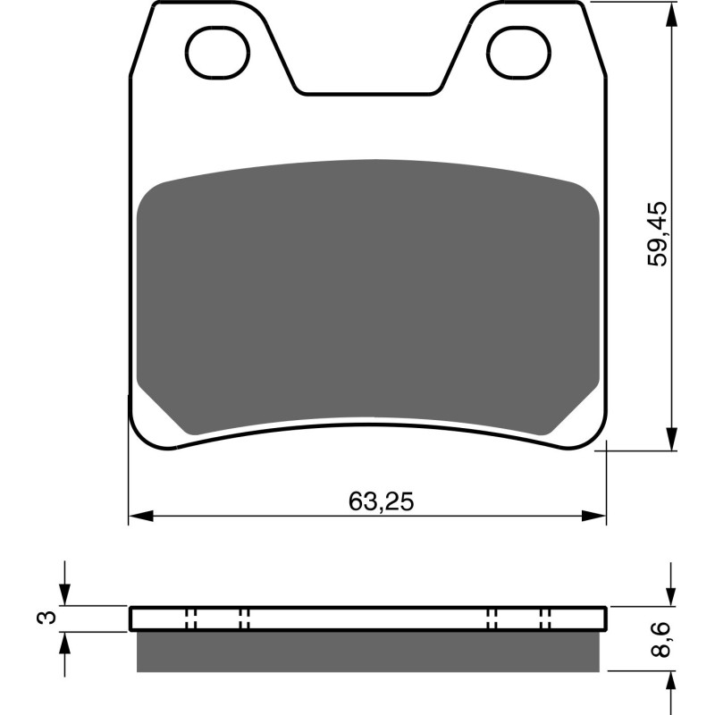 Plaquettes de frein Arrière Pour Yamaha FZS 1000 Fazer de 2001 à 2005 - Image 3