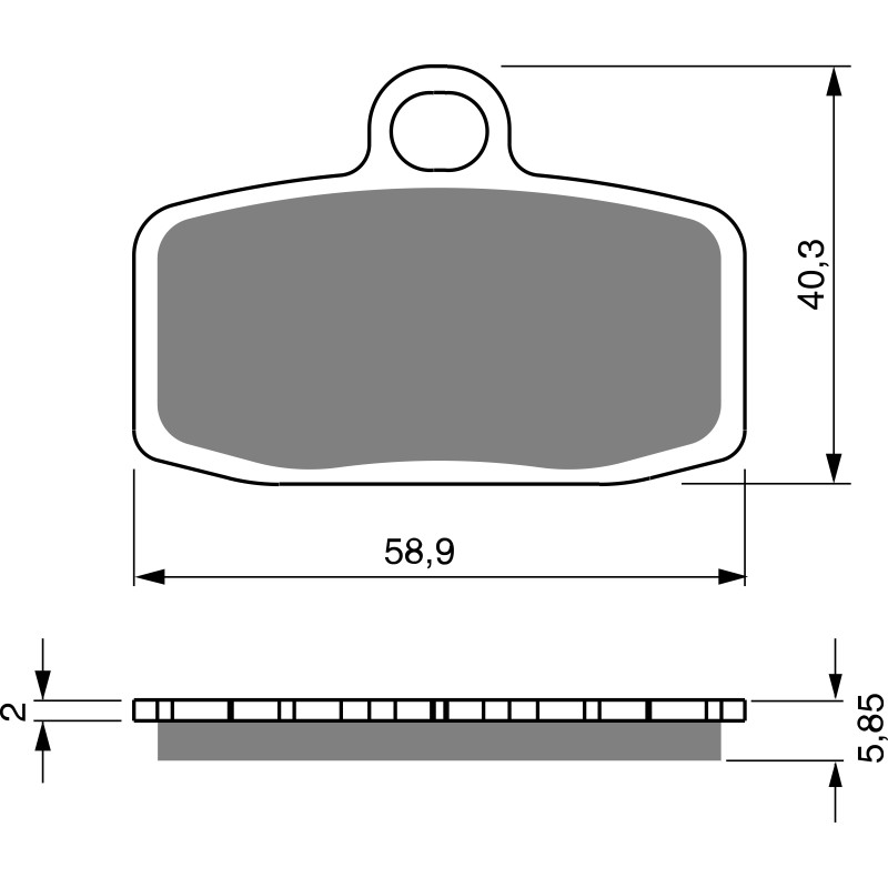Plaquettes de frein Avant Pour Gas-Gas TXT 125 Pro Racing de 2012 à Nc - Image 3