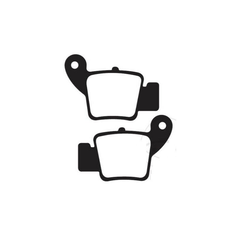 Plaquettes de frein Arrière Pour Ajp PR4 200  de 2012 à 2014 - Image 2