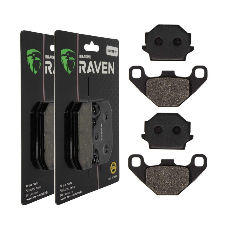 2 Kit plaquettes frein Av Ga et Av Dr Pour Apache RLX 250 S/SX de 1993 à 2013