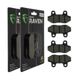 2 Kit plaquettes frein Av Ga et Av Dr Pour Cf-moto Jetmax 250 CF T - 6A de 2012 à 2015