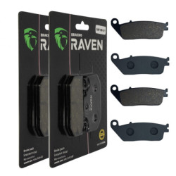 2 Kit plaquettes frein Av Ga et Av Dr Pour Kawasaki EX 650 Ninja de 2017 à 2020