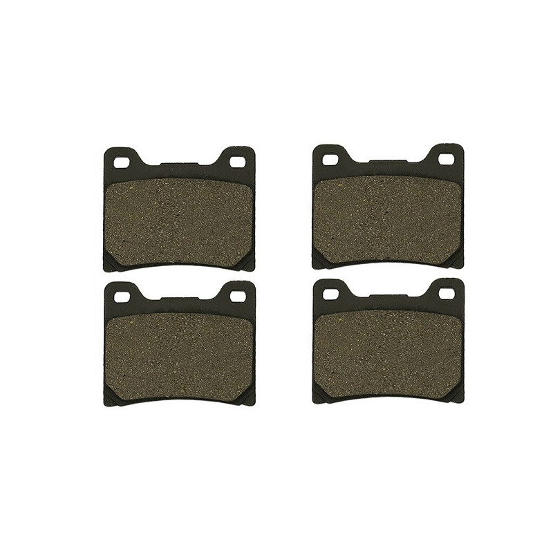 2 Kit plaquettes frein Av Ga et Av Dr Pour Yamaha RZ 500  de 1984 à 1986 - Image 2