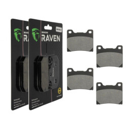 2 Kit plaquettes frein Av Ga et Av Dr Pour Yamaha XJ 750  de 1983 à 1984