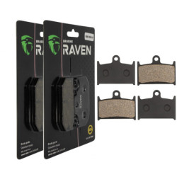 2 Kit plaquettes frein Av Ga et Av Dr Pour Triumph Sprint 955 ST i de 1999 à 2004