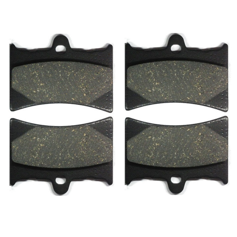 2 Kit plaquettes frein Av Ga et Av Dr Pour Gilera Nordwest 600  de 1991 à Nc - Image 2