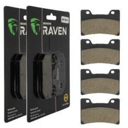 2 Kit plaquettes frein Av Ga et Av Dr Pour Yamaha FZR 1000 EXUP de 1991 à 1993