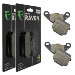 2 Kit plaquettes frein Av Ga et Av Dr Pour Aeon Two Hundred 200  de 2005 à Nc