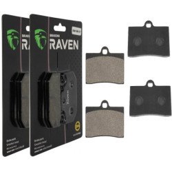 2 Kit plaquettes frein Av Ga et Av Dr Pour Sachs Roadster 800  de 2001 à 2005