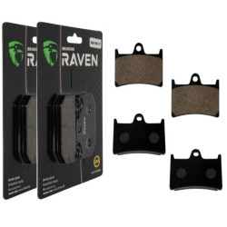 2 Kit plaquettes frein Av Ga et Av Dr Pour Yamaha YZF R1  de 2015 à 2023