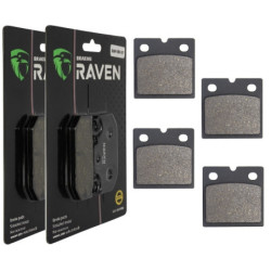 2 Kit plaquettes frein Av Ga et Av Dr Pour Bmw R80 800 RT Double Disque de 1988 à 1995