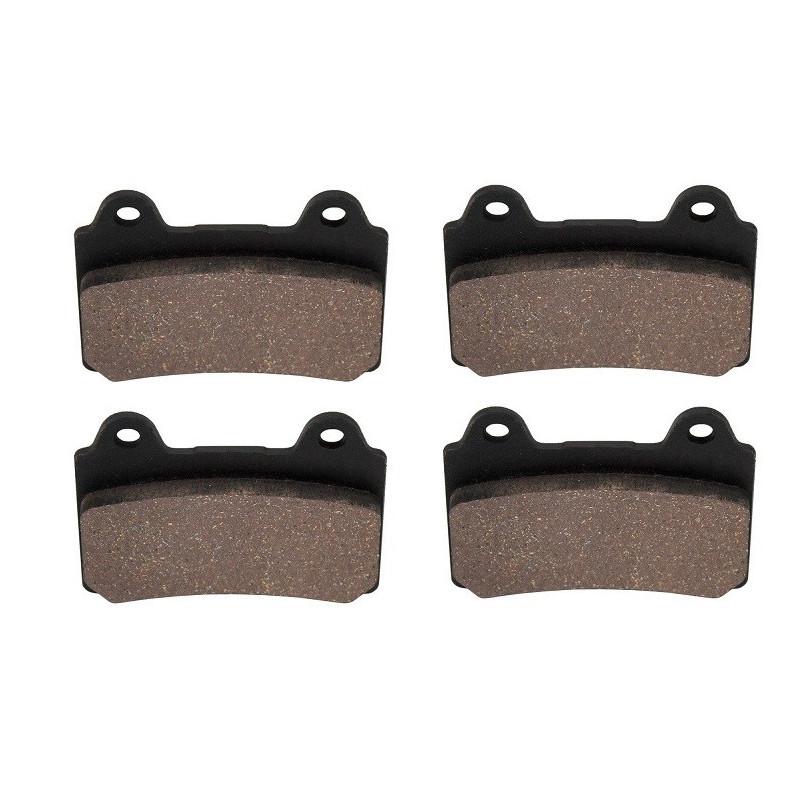 2 Kit plaquettes frein Av Ga et Av Dr Pour Yamaha FZR 400  de 1988 à 1990 - Image 2