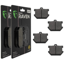 2 Kit plaquettes frein Av Ga et Av Dr Pour Yamaha XJ 650  de 1980 à 1982