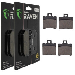 2 Kit plaquettes frein Av Ga et Av Dr Pour Quadro 4D 350  de 2011 à 2015