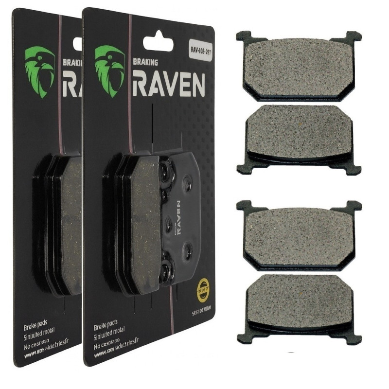 2 Kit plaquettes frein Av Ga et Av Dr Pour Kawasaki Z 700  de 1984 à Nc