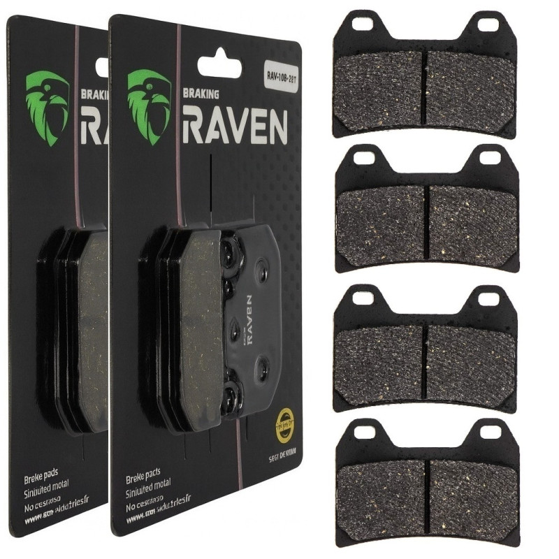 2 Kit plaquettes frein Av Ga et Av Dr Pour Aprilia RSV 1000 Mille  de 1988 à 2000