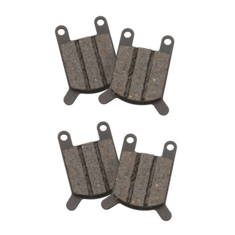 2 Kit plaquettes frein Av Ga et Av Dr Pour Hercules Ultra 80 Chopper de 1981 à 1983 - Image 2