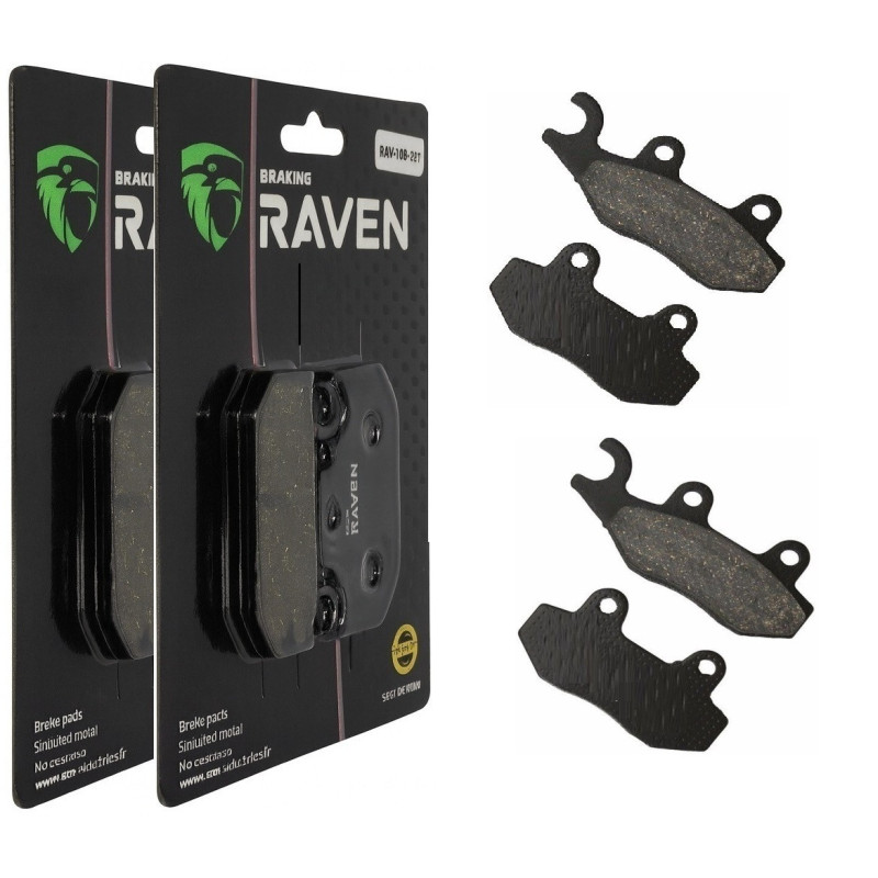 2 Kit plaquettes frein Av Ga et Av Dr Pour Pgo TR-3 150  de 2002 à 2009