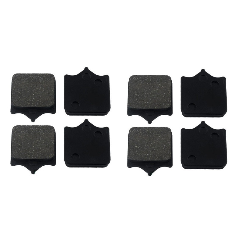 2 Kit plaquettes frein Av Ga et Av Dr Pour Mondial Nuda 1000 RZ de 2004 à Nc - Image 2