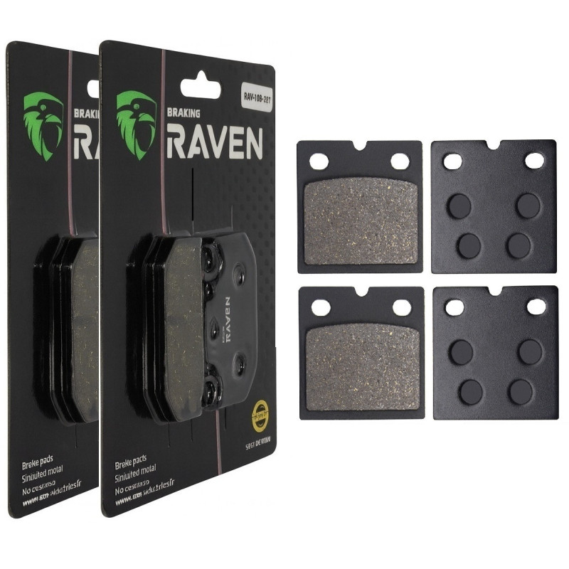 2 Kit plaquettes frein Av Ga et Av Dr Pour Bmw R 850 GS R de 1994 à 1996