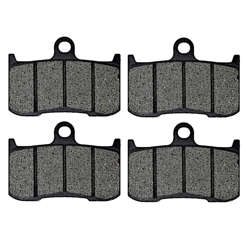 2 Kit plaquettes frein Av Ga et Av Dr Pour Yamaha TZ 250  de 2003 à 2005 - Image 2