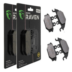 2 Kit plaquettes frein Av Ga et Av Dr Pour Kymco MXU 250  de 2004 à 2010