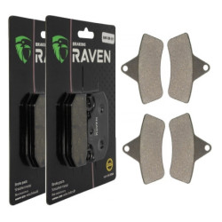 2 Kit plaquettes frein Av Ga et Av Dr Pour Arctic-cat 375 2x4 4x4 de 2002 à Nc