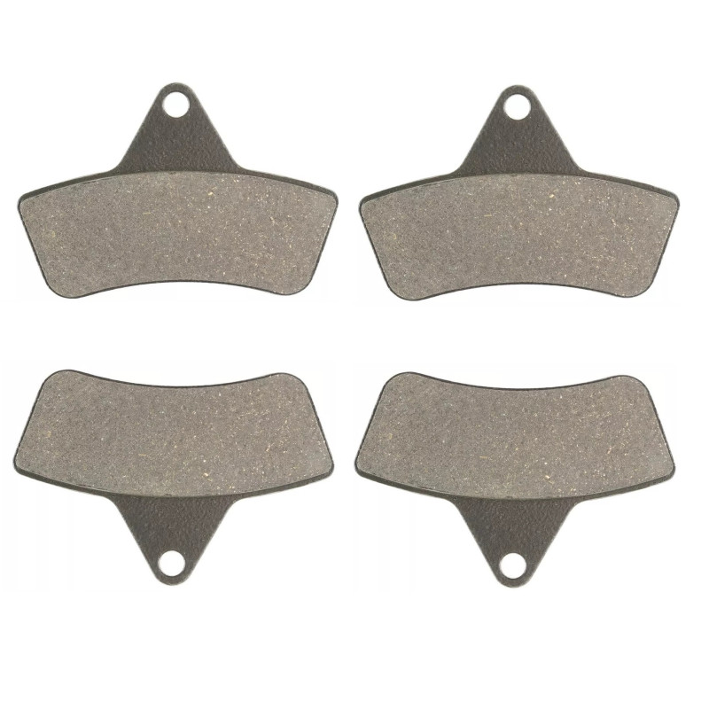 2 Kit plaquettes frein Av Ga et Av Dr Pour Laverda Quasar 500 4x4 de 2004 à Nc - Image 2