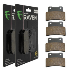 2 Kit plaquettes frein Av Ga et Av Dr Pour Aprilia Mana 850 NA de 2007 à 2009