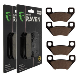 2 Kit plaquettes frein Av Ga et Av Dr Pour Arctic-cat TRV 1000  de 2009 à Nc