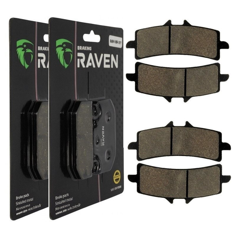 2 Kit plaquettes frein Av Ga et Av Dr Pour Ducati Diavel 1260 Xdiavel S de 2018 à 2019