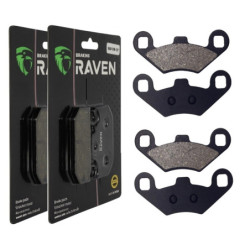 2 Kit plaquettes frein Ar Ga, Ar Dr,  Av Ga ou Av Dr Pour Kymco MXU 270  de 2020 à 2021