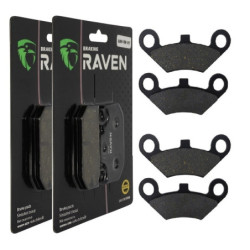 2 Kit plaquettes frein Av Ga et Av Dr Pour Goes 520 rond de 2007 à 2009