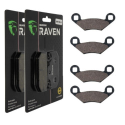 2 Kit plaquettes frein Av Ga et Av Dr Pour Polaris Scrambler 850  de 2013 à 2020