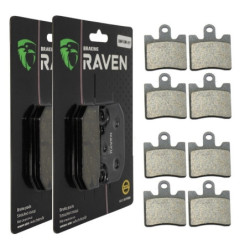 2 Kit plaquettes frein Av Ga et Av Dr Pour Triumph Trophy 1215  de 2012 à 2017