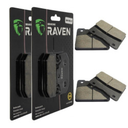 2 Kit plaquettes frein Av Ga et Av Dr Pour Sym Maxsym 400 I (Inc ABS) de 2011 à 2020