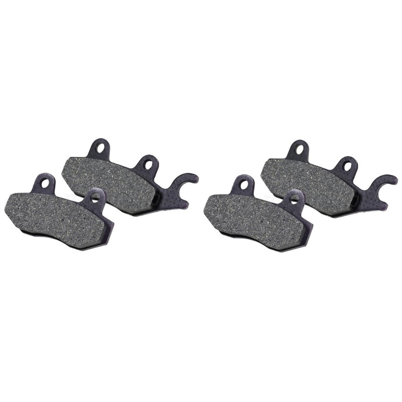 2 Kit plaquettes frein Avant et Arrière Pour Modenas Dynamic 125  de 2008 à 2009 - Image 2