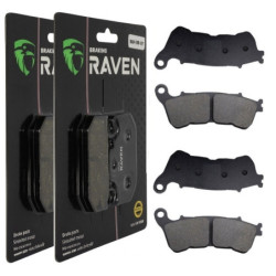 2 Kit plaquettes frein Av Ga et Av Dr Pour Harley-davidson XL 883 L N Iron R de 2014 à 2020