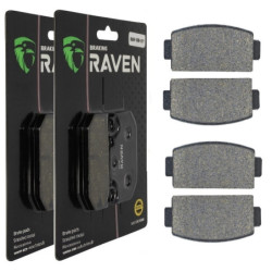 2 Kit plaquettes frein Av Ga et Av Dr Pour Cf-moto Z-Force 550 CF US de 2015 à Nc