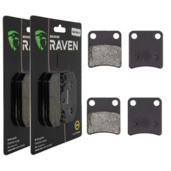 2 Kit plaquettes frein Av Ga et Av Dr Pour Triumph Bonneville T140 750  de 1973 à 1983