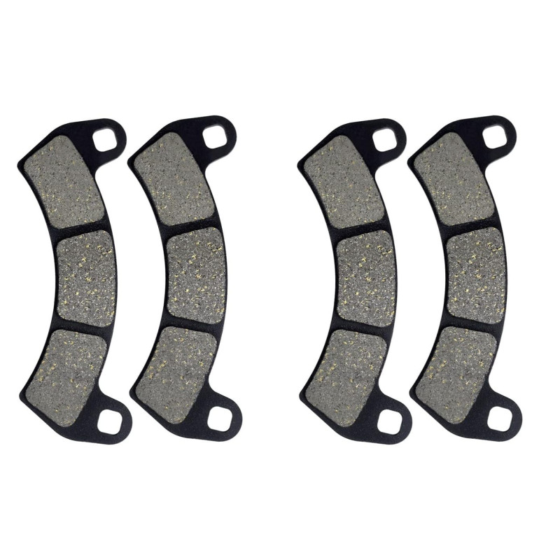 2 Kit plaquettes frein Av Ga et Av Dr Pour Polaris RZR XP toutes versions de 2016 à 2020 - Image 2
